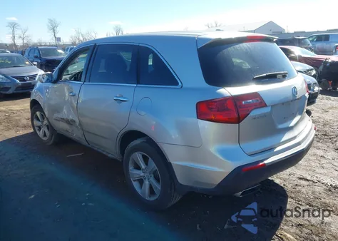 2010 Acura Mdx 3.7L (A6) из США, поврежденный, VIN 2HNYD2H25AH501823